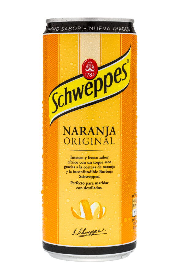 Naranja Lata 330 Schweppes