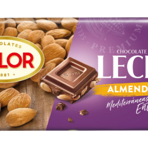 CHOCOLATE PURO LECHE-ALMENDRA 250 GRS.